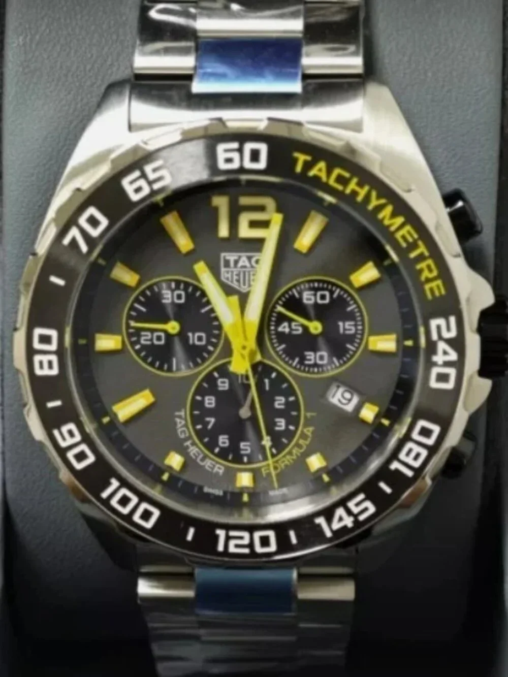 TAG Heuer Formula 1 Quartz Chronograph 43mm Grey Men's Watch CAZ101AG.BA0842